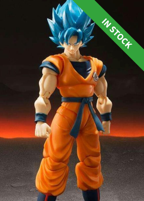 BANDAI S.H.Figuarts SHF Dragon Ball Super Saiyan God SSJ Blue Goku Rerun