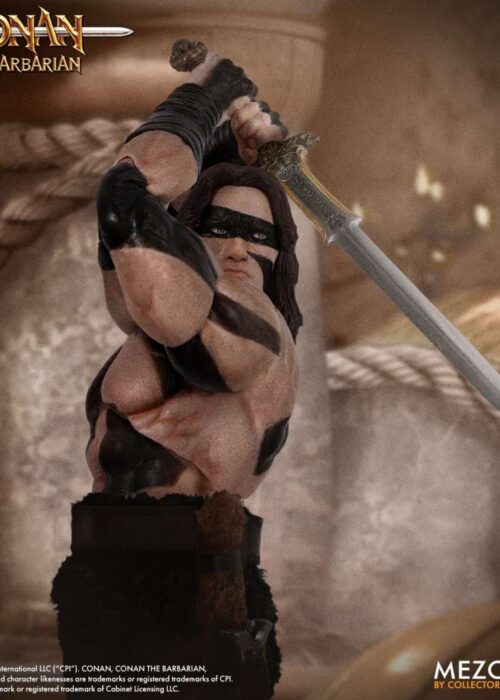 Alternative view of MEZCO One 12 Collective Conan the Barbarian 1982 War Action Figure