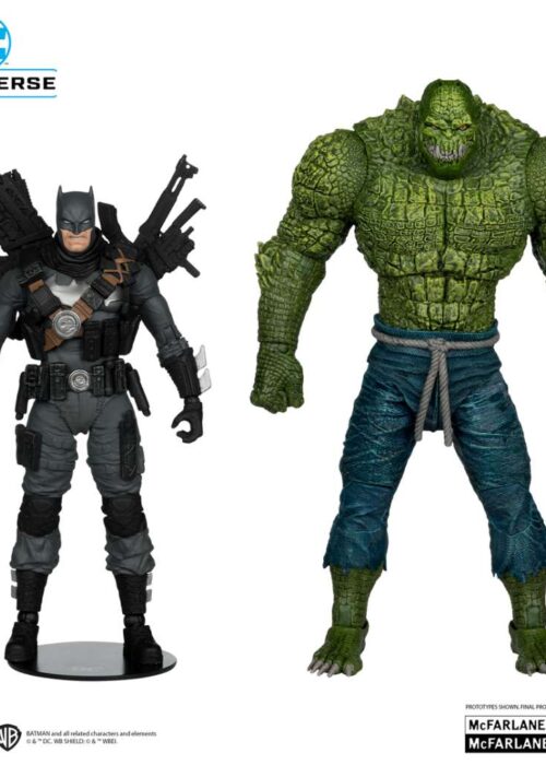 Alternative view of MCFARLANE TOYS Batman Grim Knight vs Killer Croc Dark Multiverse 2-pack