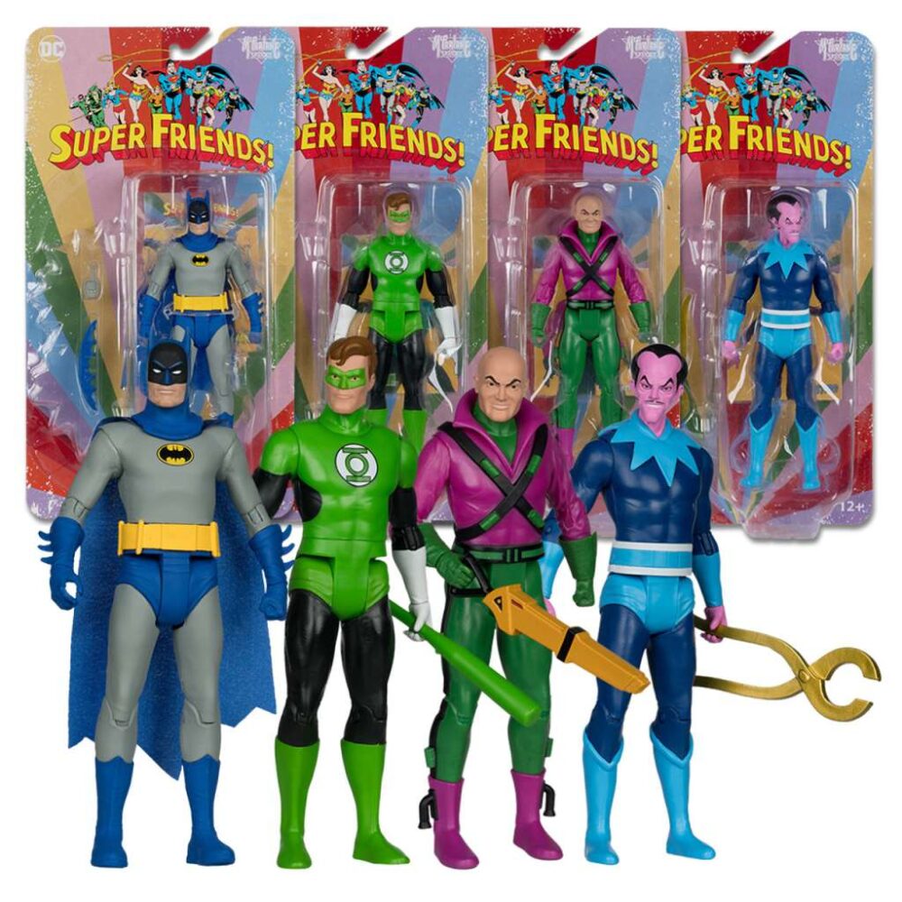 MCFARLANE TOYS DC Retro Super Friends Serie 1 Assorted Set (6)