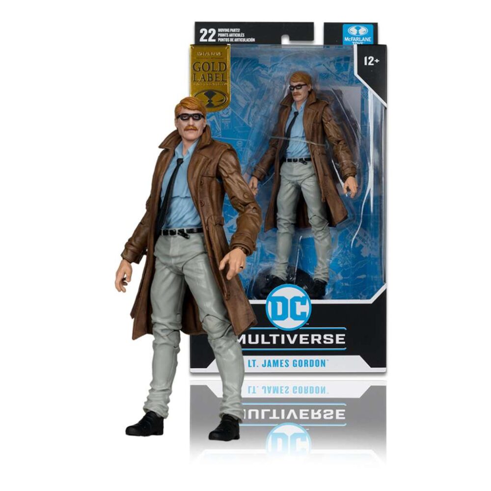 MCFARLANE TOYS DC Multi Commissioner Gordon Year One PT4 Gold Label AF