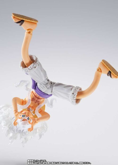 Alternative view of BANDAI S.H.Figuarts SHF One Piece Monkey D. Luffy Gear 5 Future Island Egghead