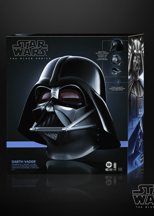 Alternative view of HASBRO Star Wars: Obi-Wan Kenobi Black Series Electronic Helmet Darth Vader