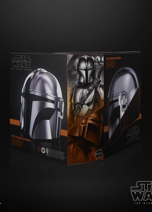 Alternative view of HASBRO Star Wars The Mandalorian Black Series Electronic Helmet The Mandalorian