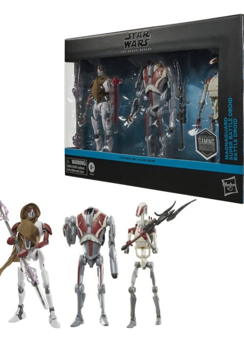 Alternative view of HASBRO Star Wars Jedi: Survivor Black Series Action Figure 3-Pack Magna Guard, Super Battle Droid & Battle Droid