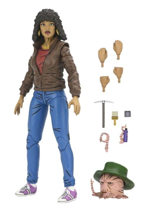 Alternative view of NECA TMNT Mirage Comics April O'Neil af