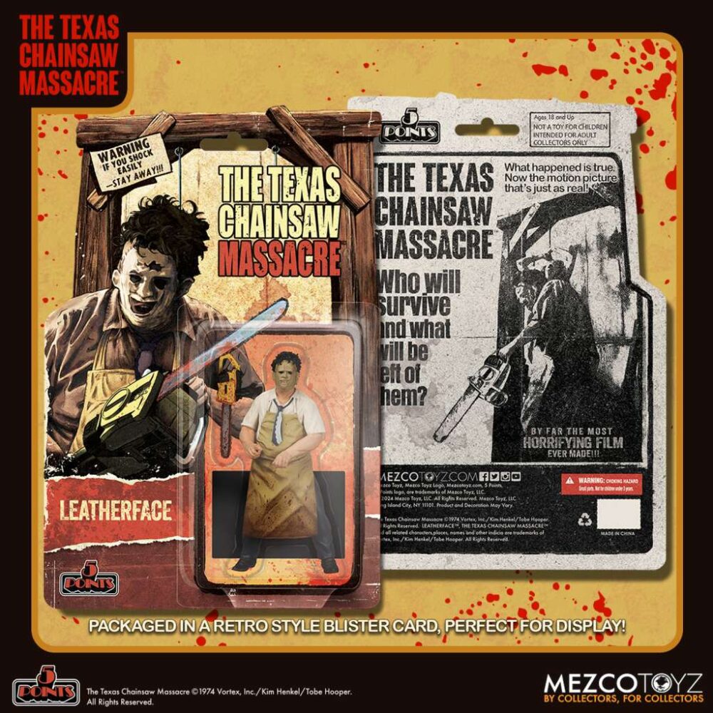 MEZCO TOYS 5 Points Texas Chainsaw Massacre 1974 Leatherface af