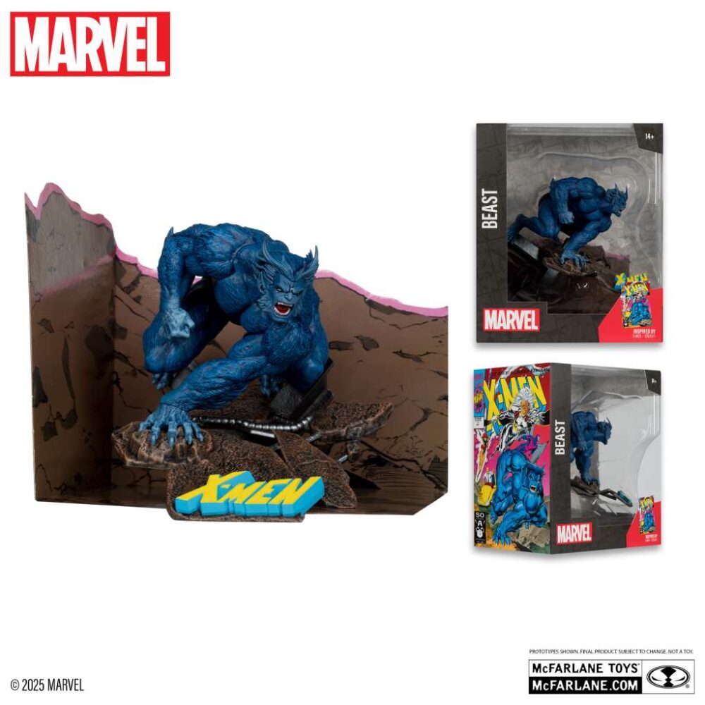 MC FARLANE TOYS Marvel Collection 1/10 WV4 Beast (X-Men #1)