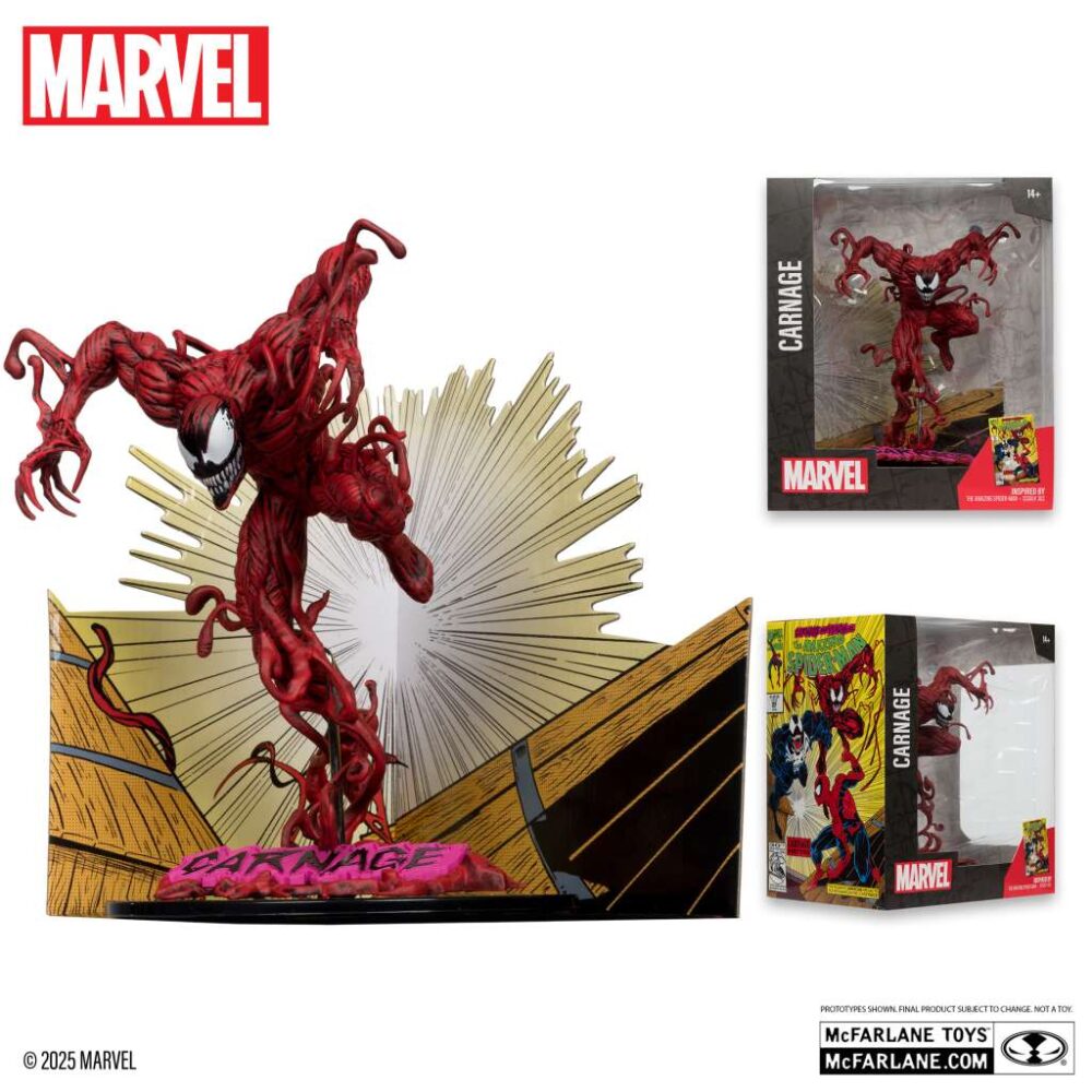 MC FARLANE TOYS Marvel Collection 1/10 WV4 Carnage (Amazing Spider-Man #362)