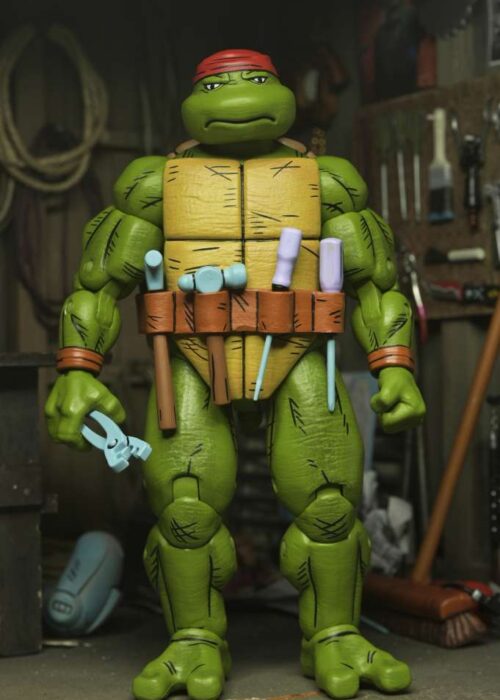 NECA TMNT Mirage Comics Handyman Donatello af