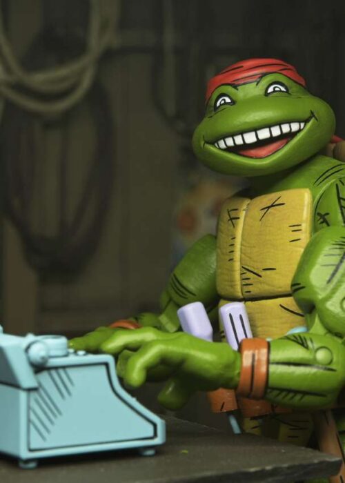 Alternative view of NECA TMNT Mirage Comics Handyman Donatello af