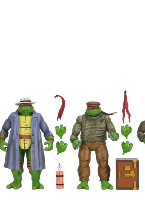 Alternative view of NECA TMNT Mirage Comics Gangster Turtles 4pack af