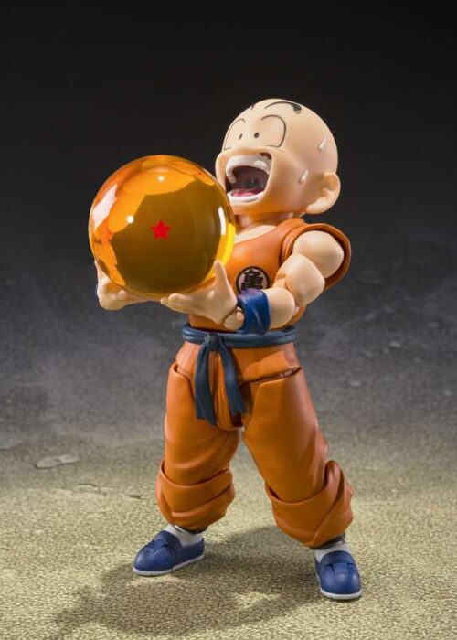 Alternative view of BANDAI S.H.Figuarts SHF Dragon ball Krillin Son Goku Old Friend