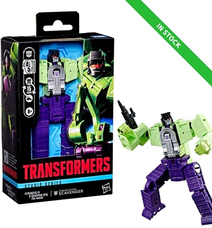 HASBRO The Transformers: The Movie Studio Series Deluxe Class Action Figure Constructicon Scavenger 11 cm