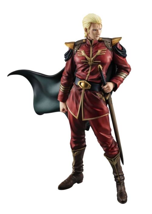 Alternative view of MEGAHOUSE GGG MS Gundam Char Counterattack General Char Aznable Statue