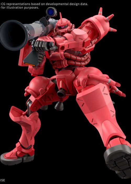 Alternative view of BANDAI HIGH GRADE HG 1/144 Zaku Char GQ