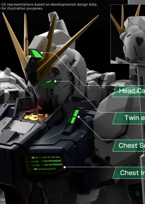 Alternative view of BANDAI PERFECT GRADE PG 1/60 NU GUNDAM RX-93 UNLEASHED