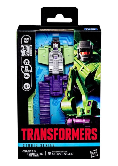 Alternative view of HASBRO The Transformers: The Movie Studio Series Deluxe Class Action Figure Constructicon Scavenger 11 cm