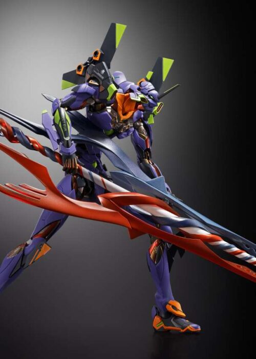Alternative view of BANDAI Neon Genesis Evangelion Test Type-01 Metal Build 30th With The Spear Of Gaius