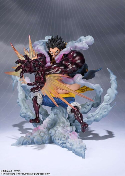 BANDAI One Piece Luffy Gear 4 Leo Bazooka Figuarts Zero Reissue