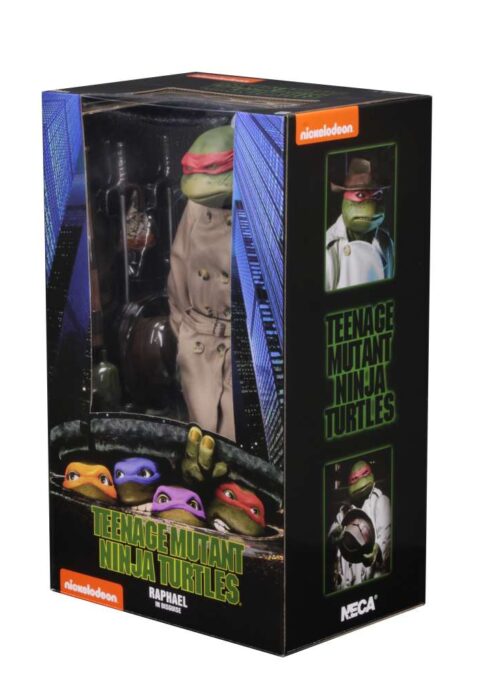 Alternative view of NECA TMNT Teenage Mutant Ninja Turtles 1990 Movie Raphael Disguise 1/4 af