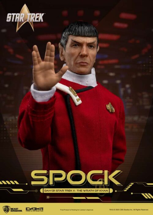 Alternative view of BEAST KINGDOM Star Trek II The Wrath of Khan Spock af