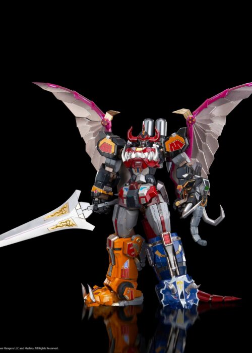 FLAME TOYS Power Rangers Go! Kara Kuri Combine Action Figure Dino Megazord 24 cm IN STOCK SCATOLA APERTA