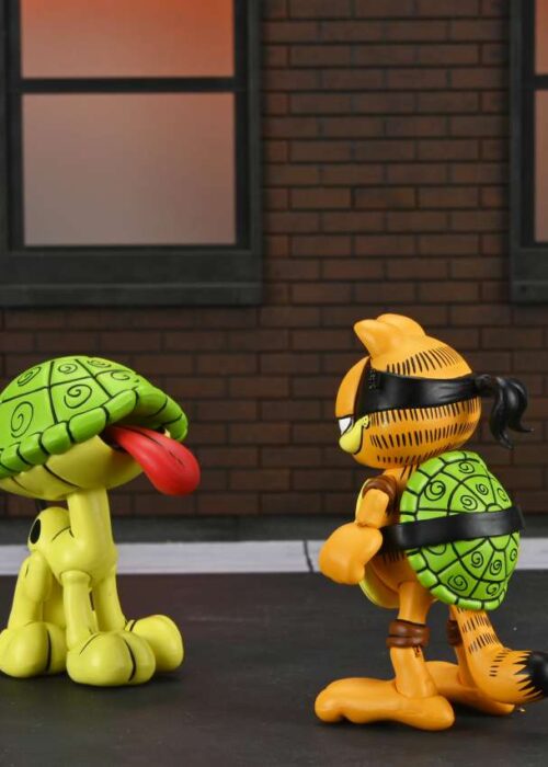 Alternative view of NECA TMNT Archie Comics x Garfield Garfello & Odie Ultimate af
