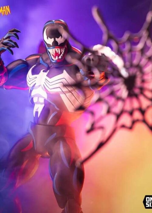 Alternative view of MONDO Spider-Man The Animated Series Venom 1/6 Scale Figure
