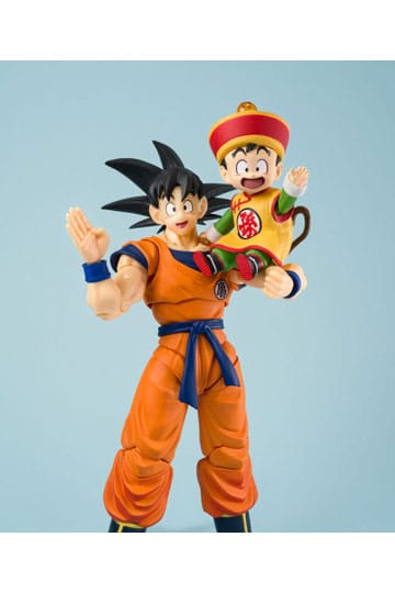 BANDAI S.H.Figuarts Dragon Ball Son Goku & Son Gohan Kid & Kintoun