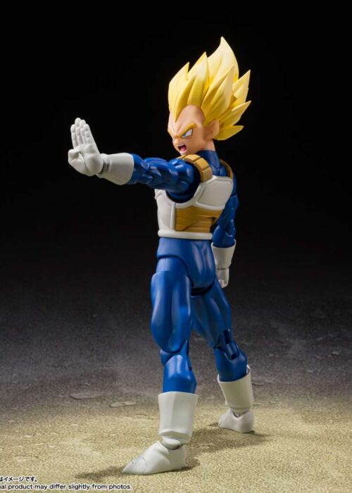 Alternative view of BANDAI S.H.Figuarts SHF Dragon Ball Z Super Saiyan Vegeta Dangerous Pride