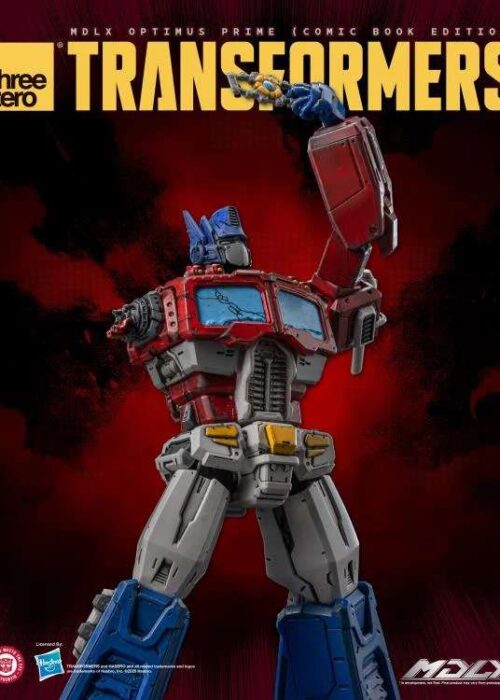 Alternative view of THREEZERO Transformers MDLX Optimus Prime (comic book edition) action figure