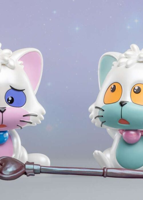 IMMORTAL COLLECTIBLES Magical Angel Creamy Mami Posi and Nega Bye Bye Miracle Vinyl Pearl Exclusive Figures