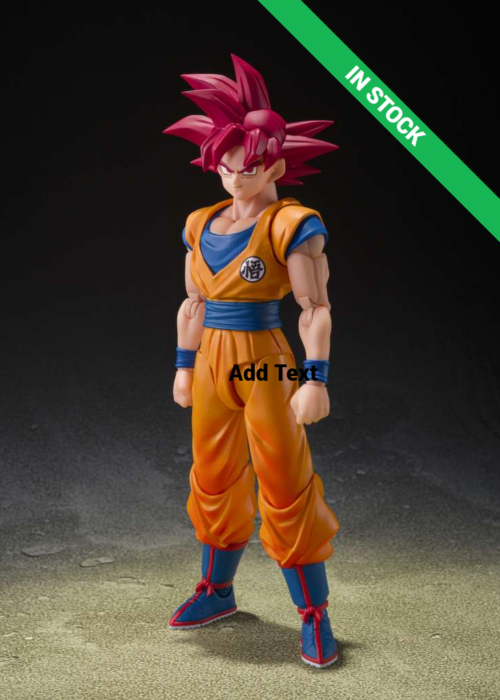 BANDAI SHF Dragon Ball Super Saiyan God Son Goku God Aura S.H.Figuarts
