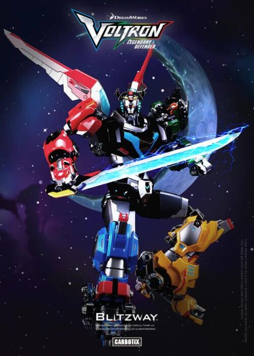 Blitzway Carbotix Series BW-CA-11302 Voltron Legendary Defender Golion 10th Anniversary Standard Version