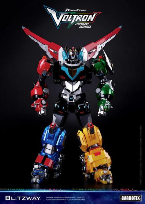 Alternative view of Blitzway Carbotix Series BW-CA-11302 Voltron Legendary Defender Golion 10th Anniversary Standard Version