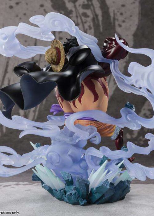 Alternative view of BANDAI FIGUARTS ZERO One Piece Luffy Gear 4 Onigashima Rerun