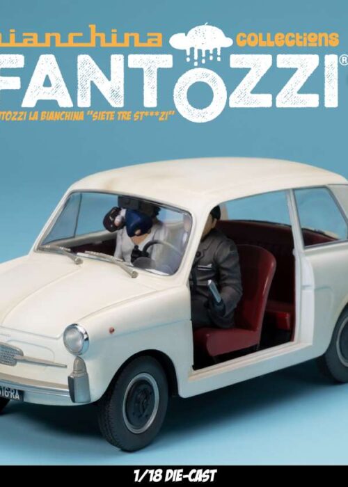INFINITE STATUE Fantozzi e La Bianchina Siete Tre St...zi 1/18 Die-cast