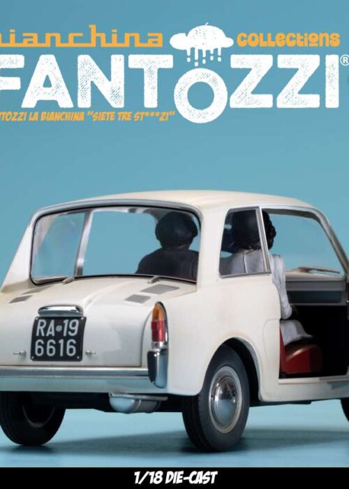 Alternative view of INFINITE STATUE Fantozzi e La Bianchina Siete Tre St...zi 1/18 Die-cast