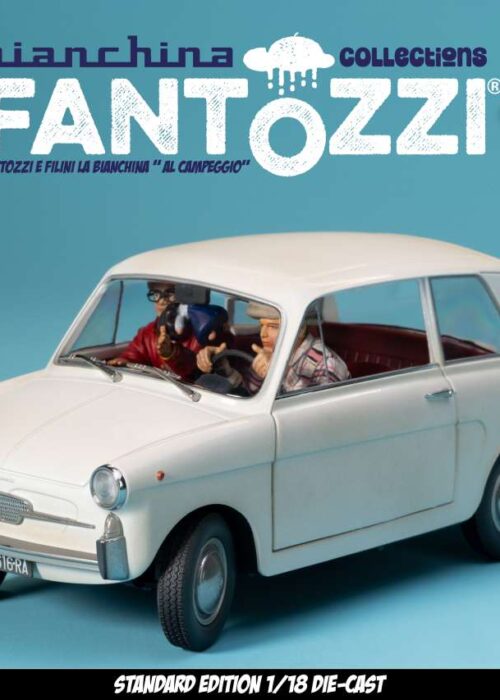 INFINITE STATUE Fantozzi e Filini La Bianchina al Campeggio 1/18 Die-cast Standard Edition