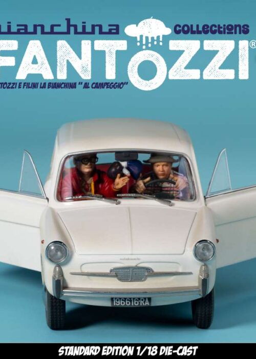 Alternative view of INFINITE STATUE Fantozzi e Filini La Bianchina al Campeggio 1/18 Die-cast Standard Edition