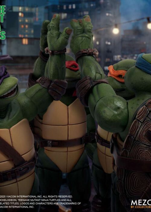 Alternative view of MEZCO TOYS One 12 Collective Teenage Mutant Ninja Turtles 1990 Movie af