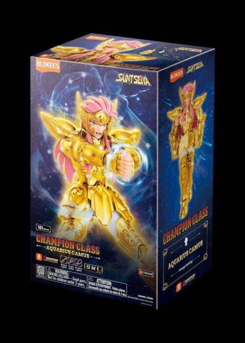 Alternative view of BLOKEES Saint Seiya Aquarius Camus Champion Class 08 Model Kit