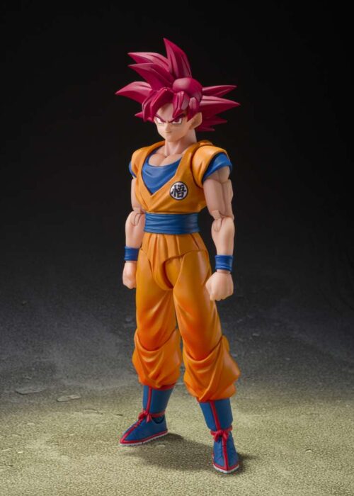 BANDAI SHF Dragon Ball Super Saiyan God Son Goku God Aura S.H.Figuarts
