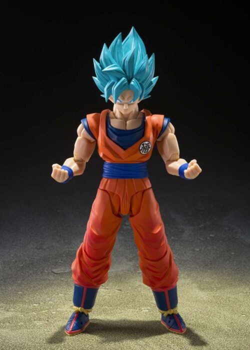 BANDAI SHF Dragon Ball Super Saiyan God Son Goku Blue Power S.H.Figuarts