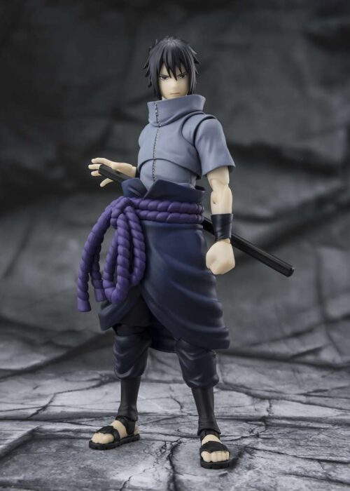 BANDAI SHF Naruto Sasuke Uchiha Solitary Shinobi S.H.Figuarts