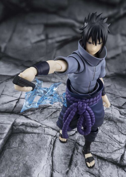 Alternative view of BANDAI SHF Naruto Sasuke Uchiha Solitary Shinobi S.H.Figuarts