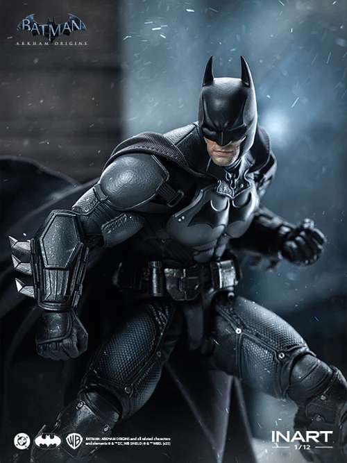 Alternative view of INART Batman: Arkham Origins Batman 1/12 Action Figure