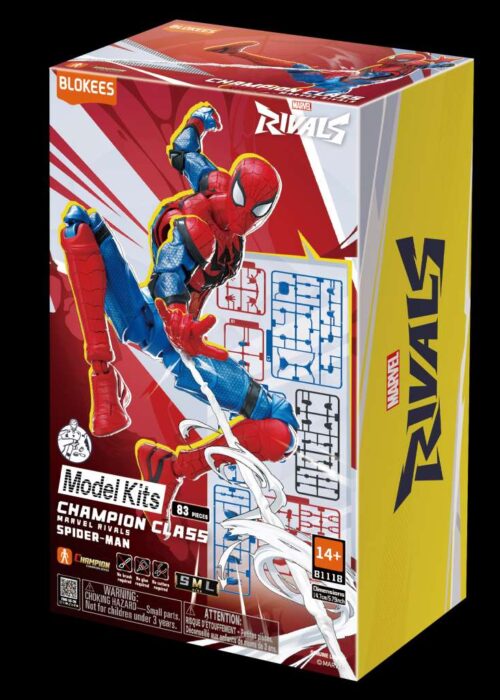 Alternative view of BLOKEES Marvel Rivals Spider Man Champion Class 06 model kit
