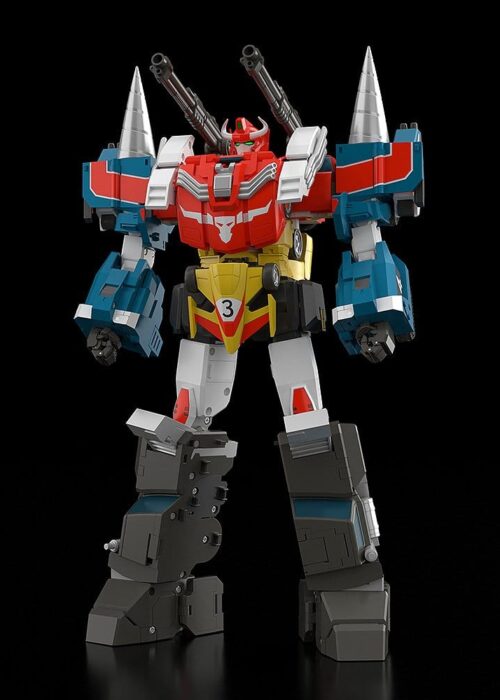 GOODSMILE The Brave Fighter of Legend Da-Garn Action Figure The Gattai Land Bison 27 cm